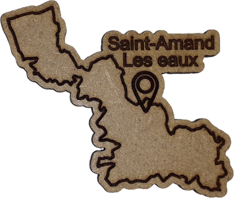 Magnet - Département du Nord/Saint-Amand personnalisable